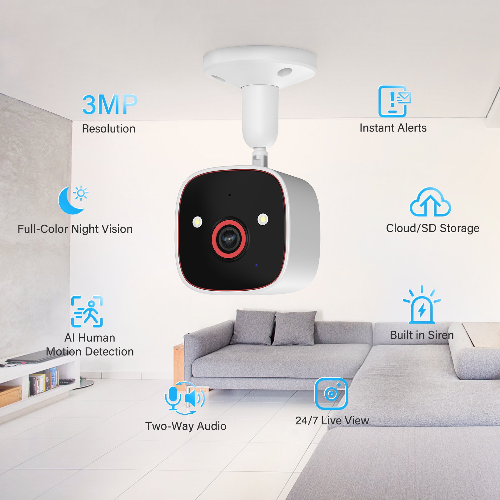 2K WiFi Indoor Camera - Image 2