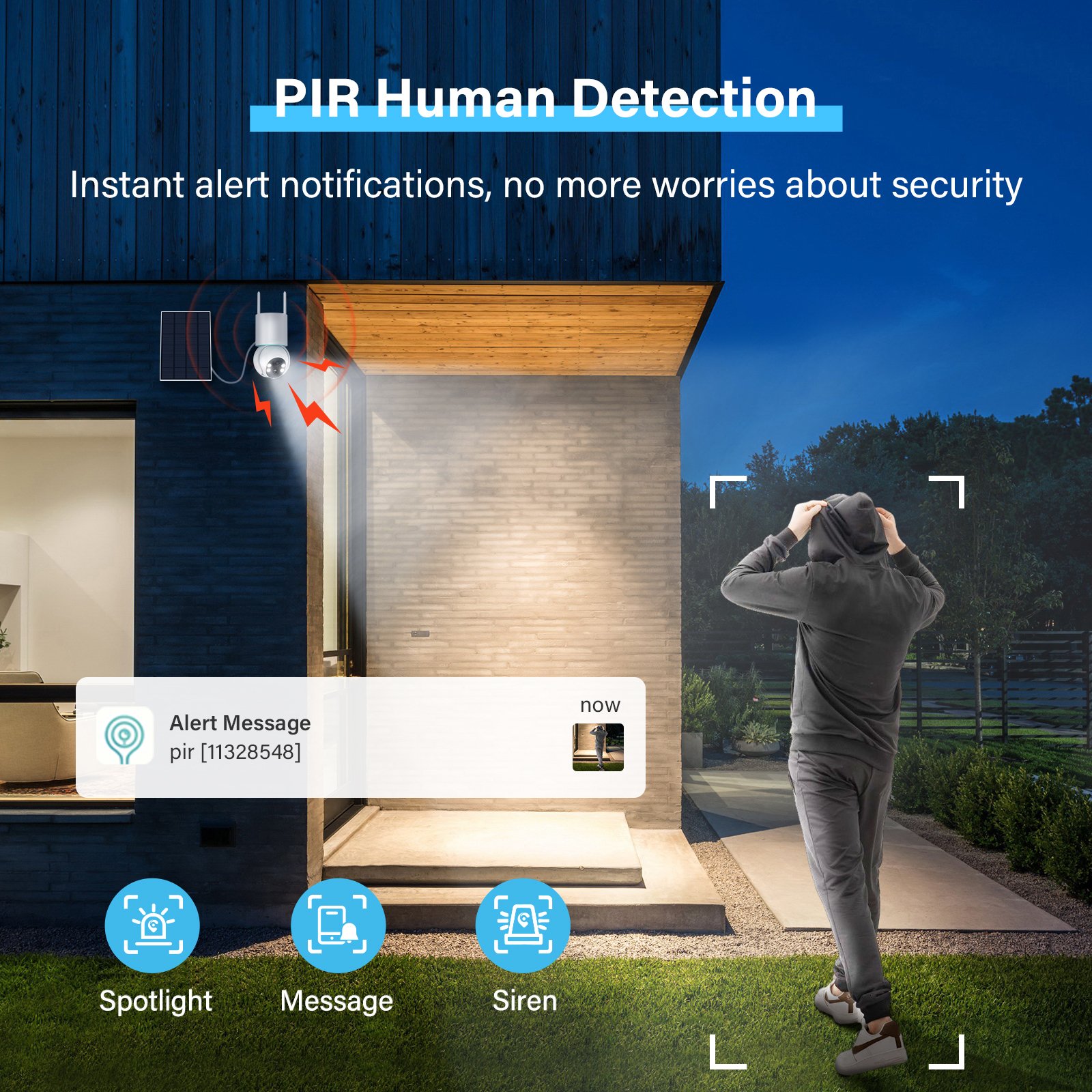 2K Battery Powered WiFi Outdoor Camera - Image 4