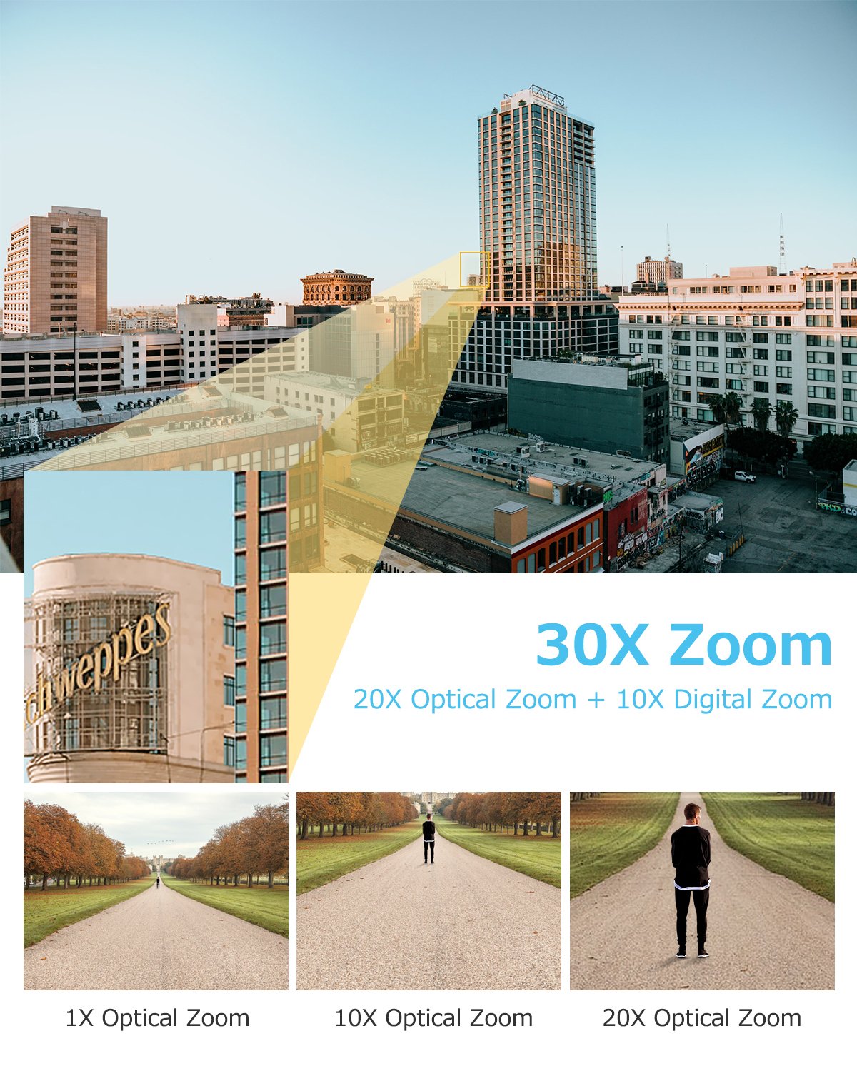 4K 8MP Outdoor PTZ IP POE Camera - Image 2