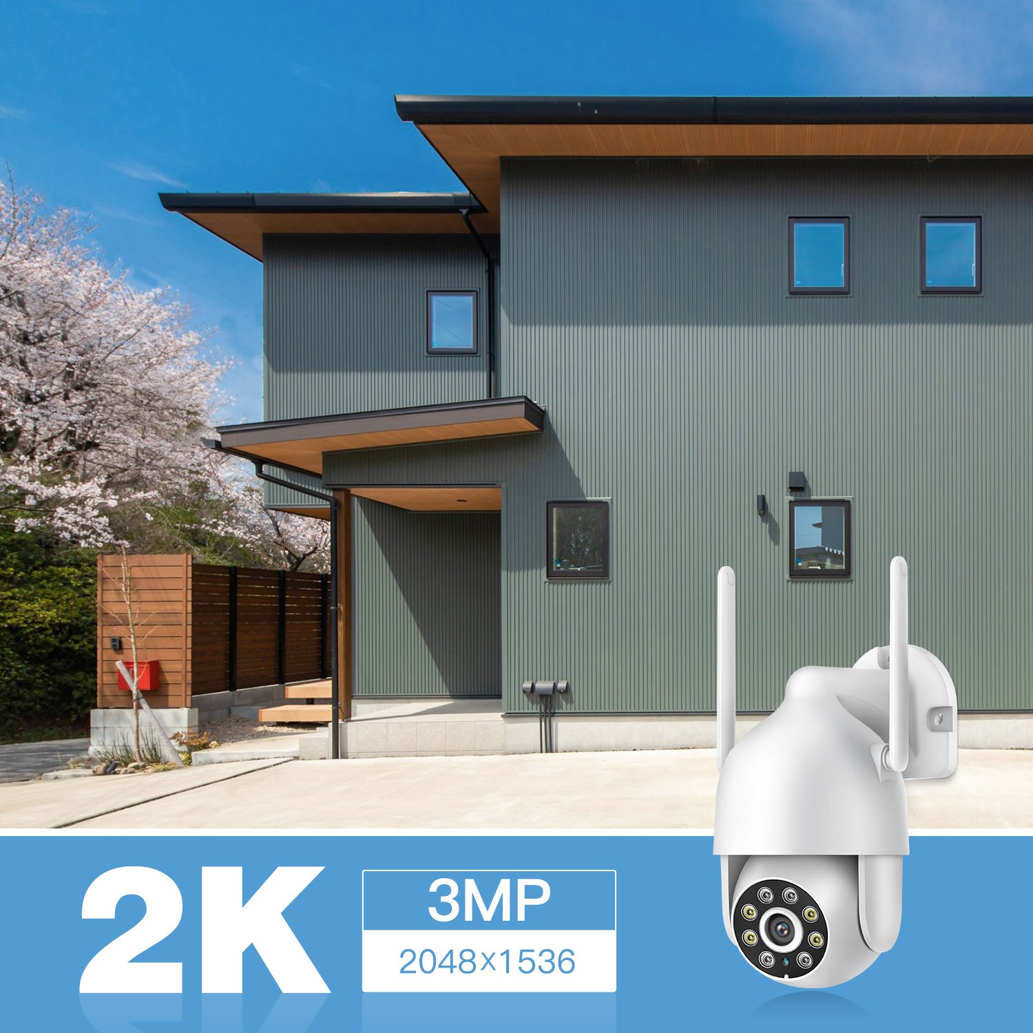 2K Security Camera Wireless Outdoor - Image 2